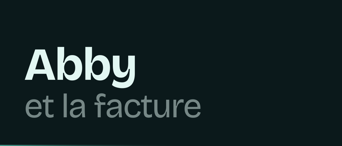 Jaquette de la page « Abby et la facture électronique : ce que l'outil prévoit » : Abby et la facture