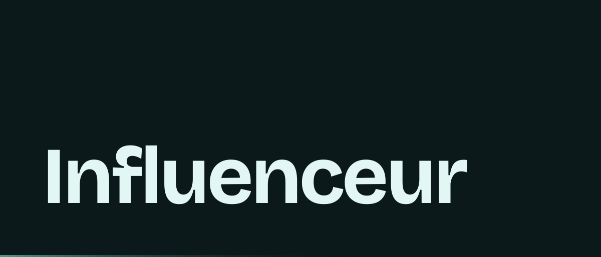 Jaquette de la page « Influenceur : facture électronique, agence et autofacturation » : Influenceur