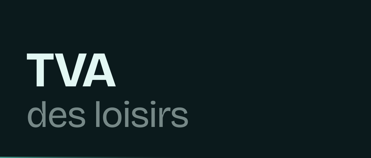 Jaquette de la page « TVA des loisirs et de la culture » : TVA des loisirs
